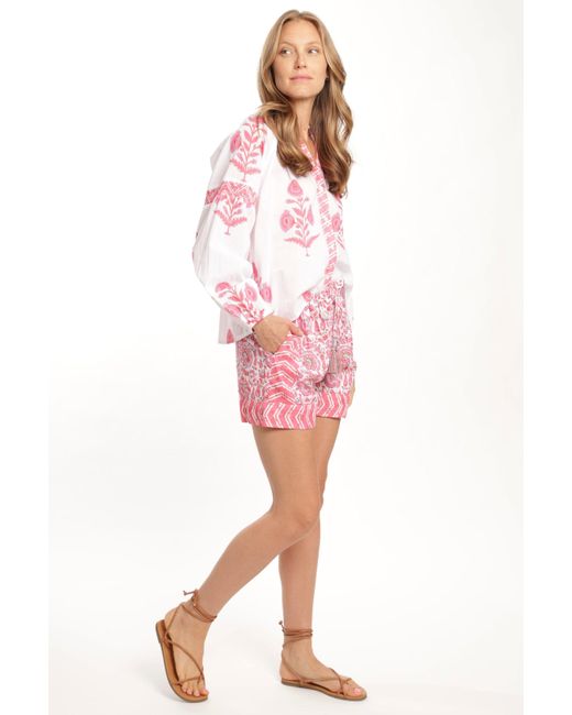 Bindu Pink Carlie Blouse
