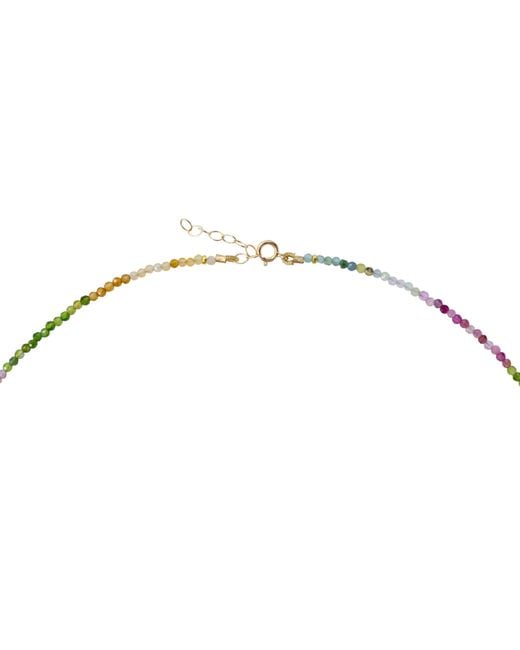 Bombyx House Metallic Tiny Tourmaline Bead Necklace