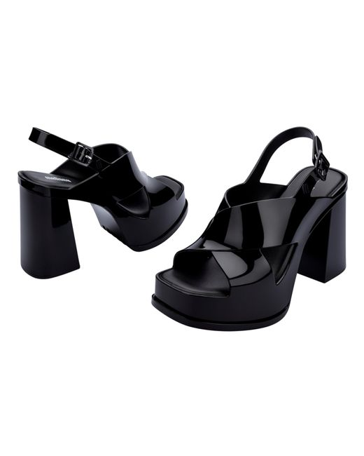 Black jelly heels hotsell