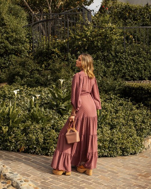 Jennafer Grace Red Maeve Bookie Maxi Dress