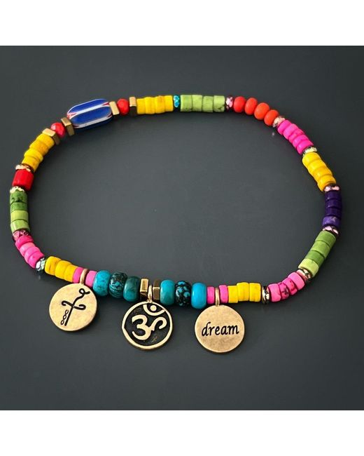 Ebru Jewelry Red Yogi Dream Anklet