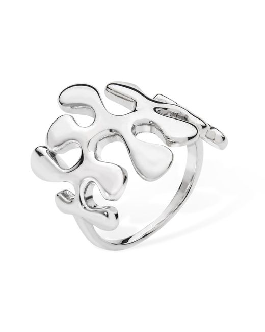 Lucy Quartermaine Metallic Large Splash Ring