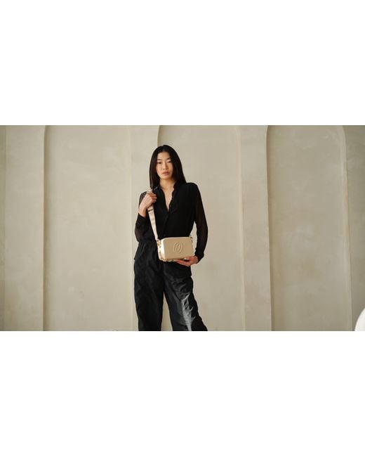 Offero Collection Natural Neutrals Cream Theft-Deterrent Crossbody