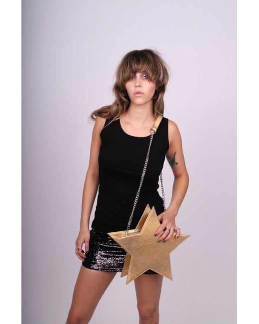Any Old Iron Metallic Iridescent Glimmer Star Bag