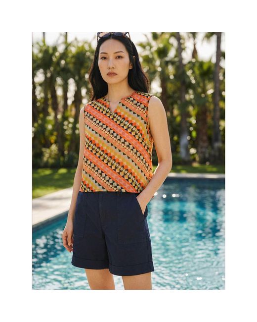 Nooki Design Blue Carvell Summer Shorts