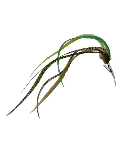 Romer Millinery Multicolor Feather Clip For Hair, Hats, Turbans, Lapel