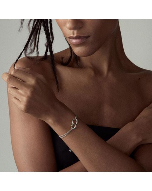 Dinny Hall Metallic Wave Double Link Bracelet