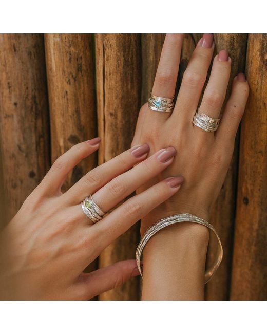 Charlotte's Web Jewellery Metallic Aura Zen Spinning Ring