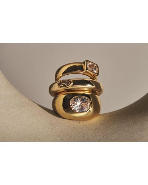 Argento Vivo Metallic Rounded Heirloom Ring
