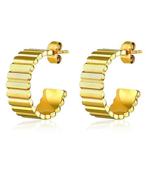 CENDRE Metallic Amelie Hoops