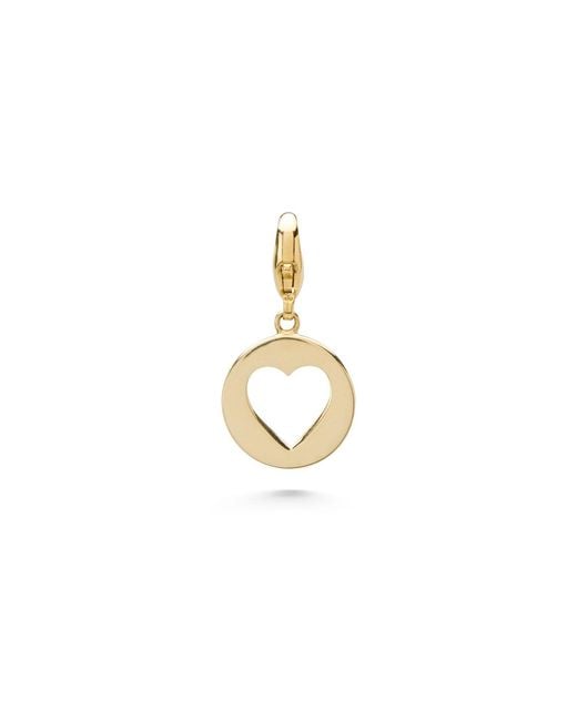 Dolcetto Designs Metallic Clementia Heart Charm Pendant