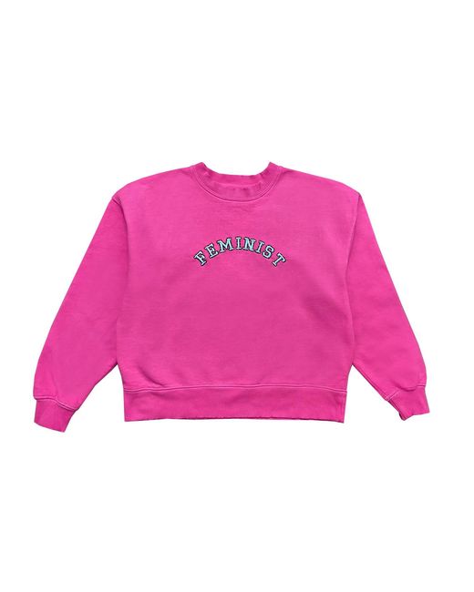 Quillattire Pink Feminist Sweatshirt