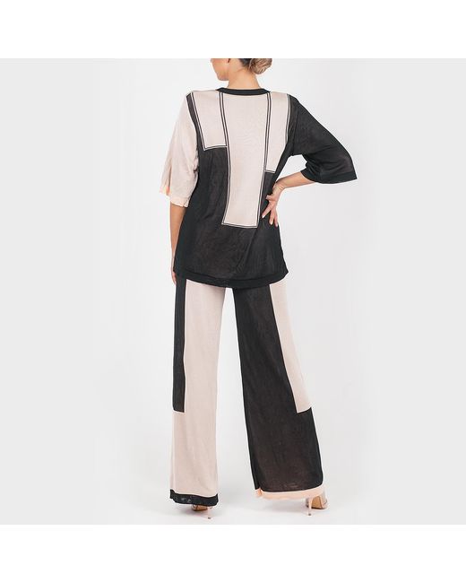 Maison Bogomil Black Two-Colour, Knitted Blouse