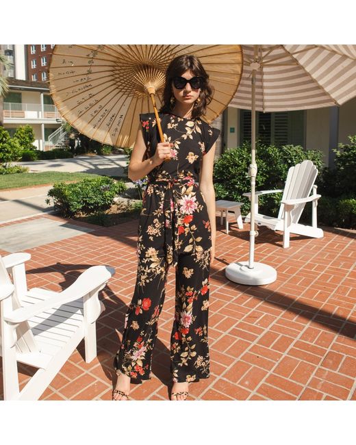 Jennafer Grace Black Miriam Tunic & Palazzo Pant Set