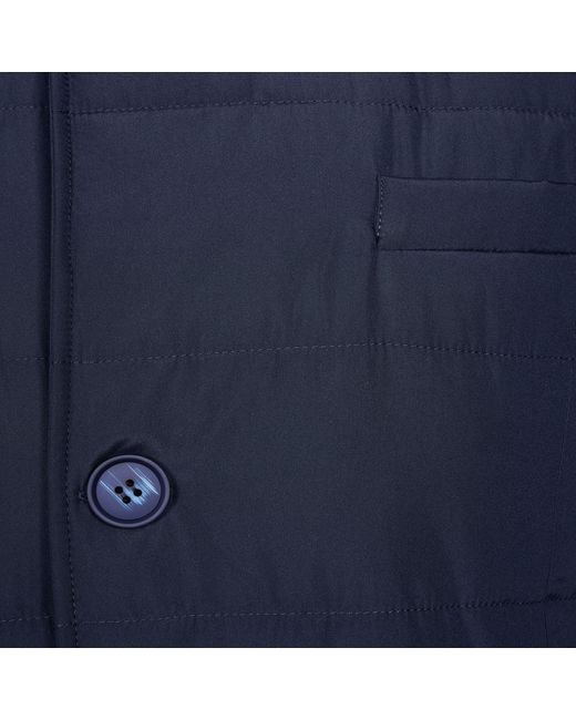 SEREN LONDON Blue Puffer Suit Jacket for men