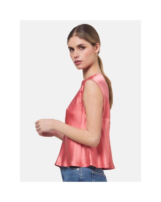 Helen Mcalinden Pink Nicki Coral Rose Blouse