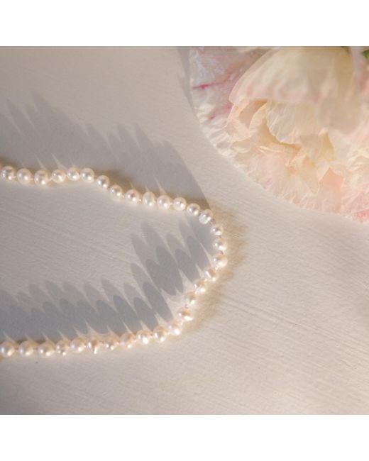 FV Jewellery Metallic Perle Fresh Water Pearl Strand Necklace