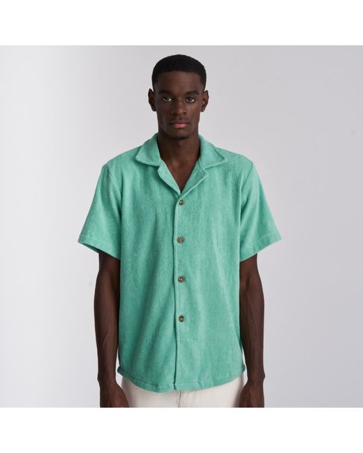 Little Mariner Green Sage Terry Shirt for men