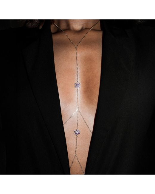 Studio Baloge White Solenne Body Chain