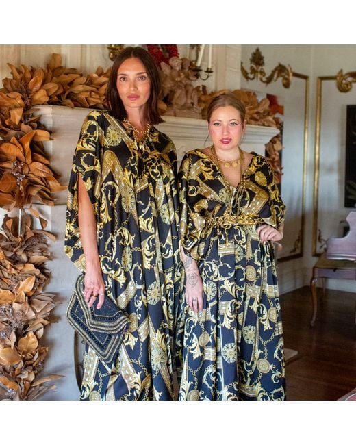 Jennafer Grace Green Voglia Nera Caftan Kaftan Dress