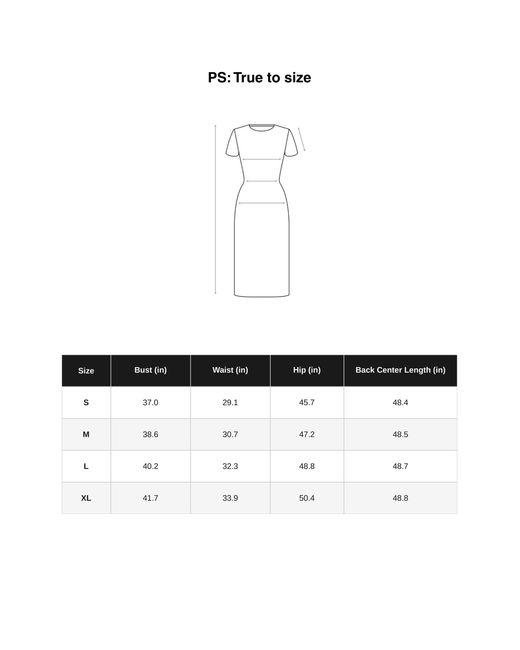 Nocturne Blue V-Neck Belted Midi Dress