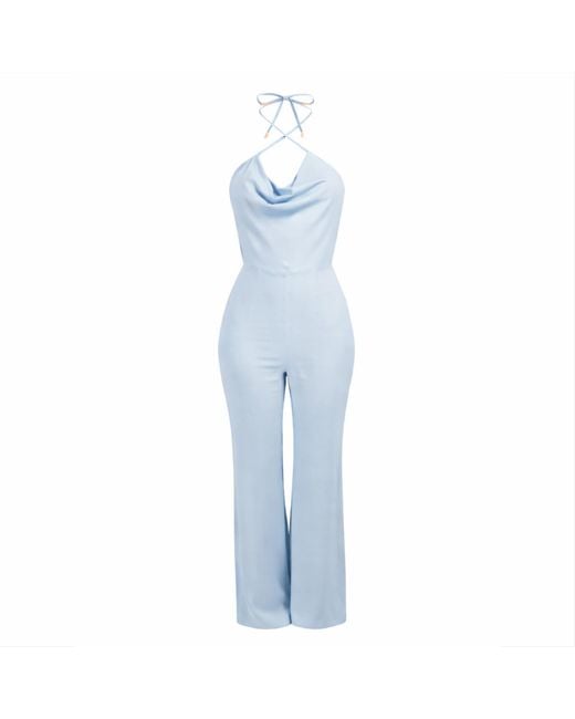The Ethos Studio Blue Emilia Jumpsuit