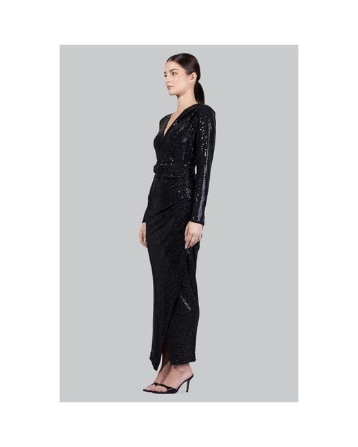 Meem Label Blue Zima Sequin Dress