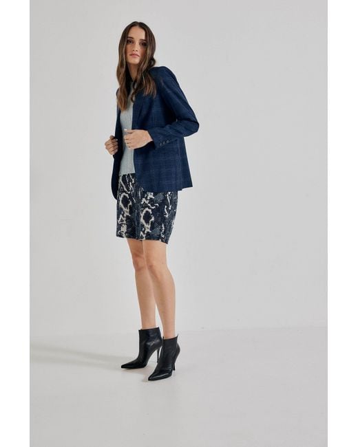 Lindsay Nicholas New York Blue Freya Short
