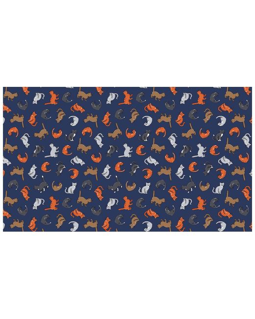 Lazyjack Press Blue Cat's Meow Bow Tie for men