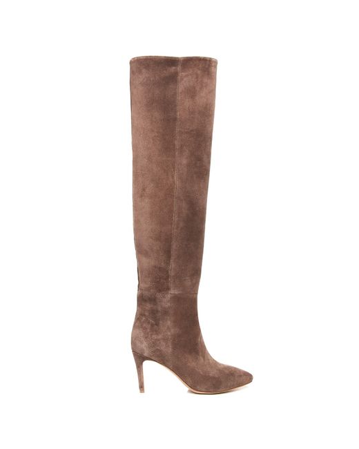 Ginissima Brown Milana Long Boots Reversible Leather