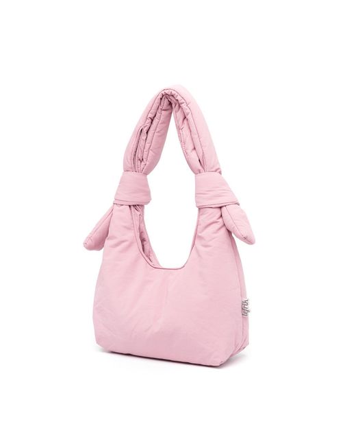 Lefrik Pink Biwa Puffy Mini Bag Rose