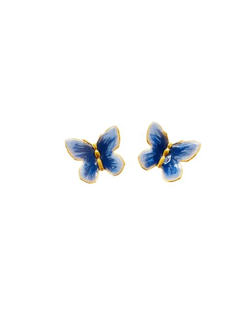 The Pink Reef Blue Small Glassine Butterfly