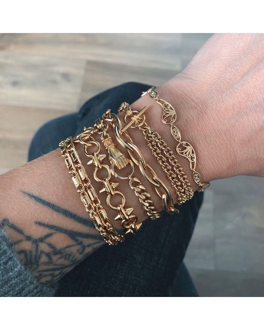 IN CAUDA VENENUM Metallic Cult Bracelet