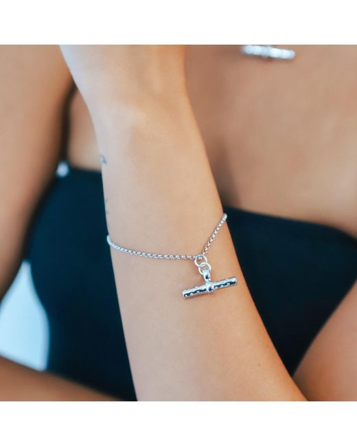 Luna Charles Metallic Lola T-Bar Bracelet