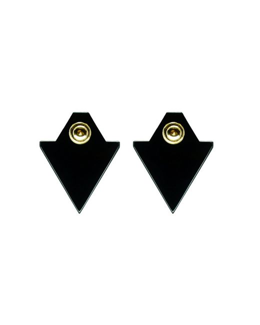 Gissa Bicalho Handmade Acrylic Earring Kuntur P / Green