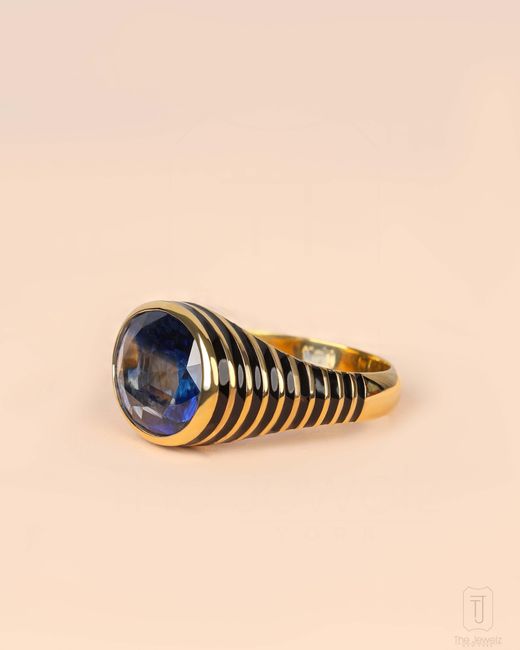 The Jewelz Blue Imperial Gemstone Ring