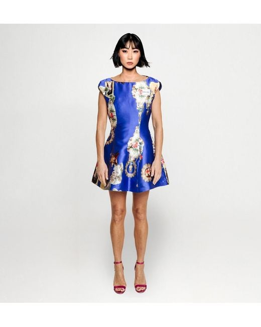 Maxjenny Blue Midi Dress C
