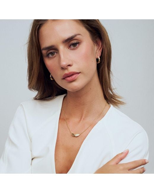 Sif Jakobs Jewellery Metallic Necklace Goccia Due
