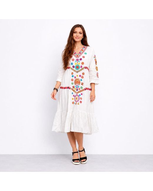 Zasta Studio White Summer Thread Edition Dress Three