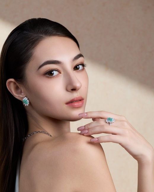Arte Madrid Blue Casa Real Marina Statement Earrings