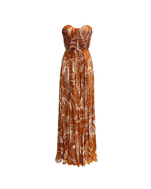 Imaatu Brown Blush Rust Dress
