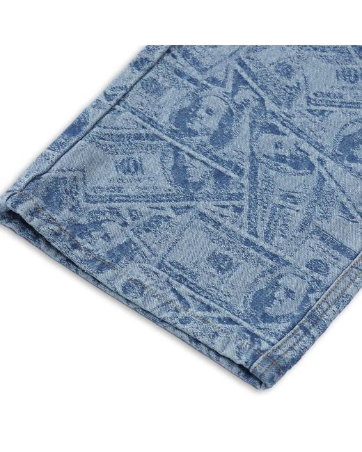 VERYRARE Blue Dollar Dollar Bills Pants for men