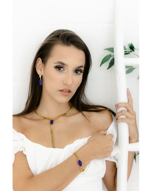 Adriana Pappas Designs Metallic Marquise Bracelet