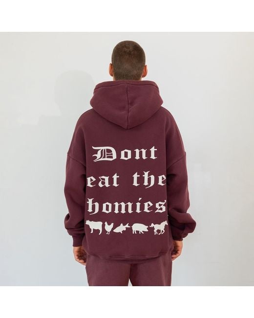 Dont Eat the Homies Red Og Hoodie