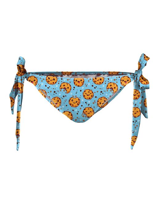 Aloha From Deer Blue Cookies Bikini Bows Bottom