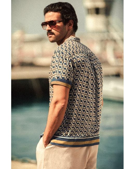 &SONS Trading Co Gray Capri Shirt for men