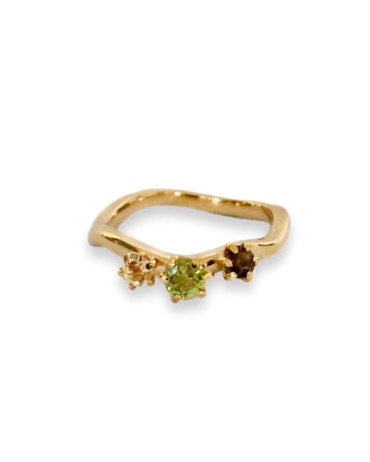 Gem Island Metallic Aura Ring