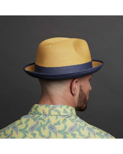 Dasmarca Hats Multicolor Dasmarca Florence Summer Two Tone Crushable Hat for men