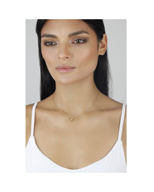 Lee Renee Metallic Ladybird Necklace (wings Closed) – Gold