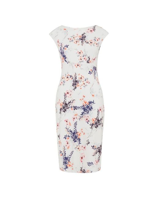 Alie Street London White Pippa Floral Shift Dress